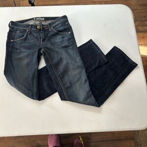 Hudson Jeans Dark Blue Straight Leg Denim size 24